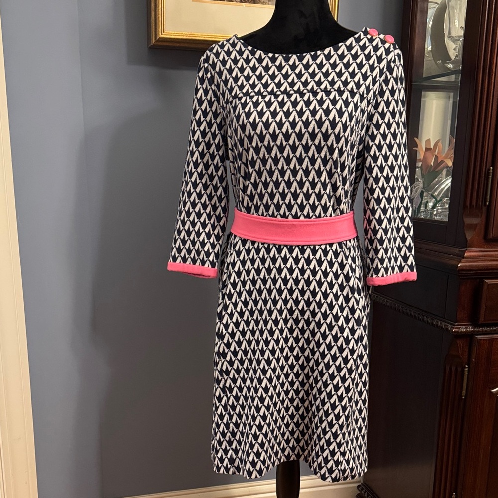 Lily Pulitzer “paper crane” woven dress.